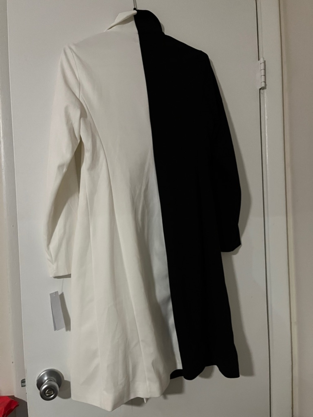 Shelby & Palmer Black and White Colorblock Blazer Dress - Picture 3 of 6
